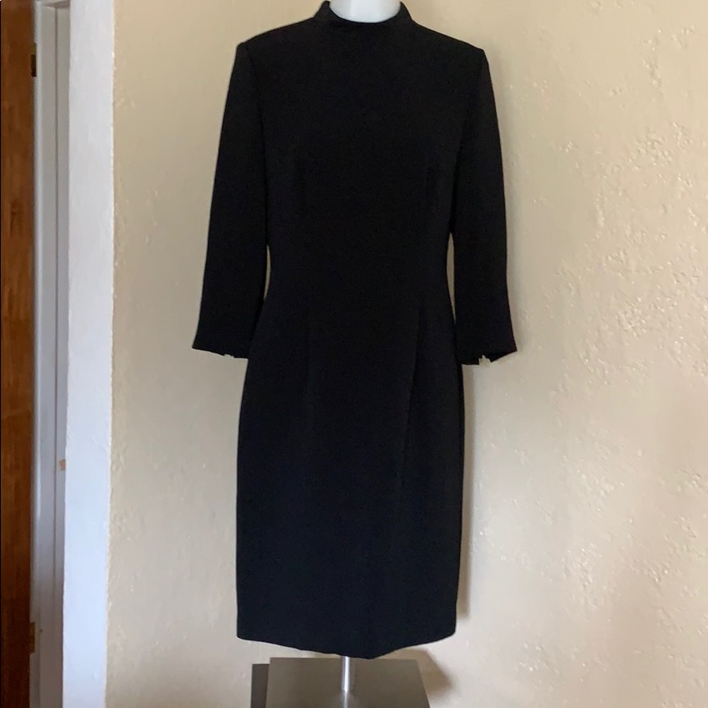 Hugo Boss Dadena Crepe sheath dress